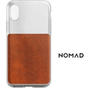Nomad elastomer and horween leather case iphone